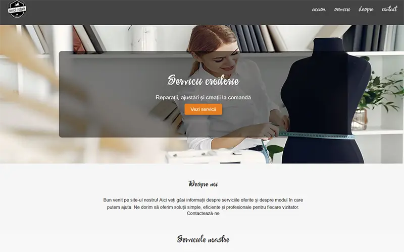 Servicii croitorie